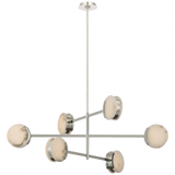 Modern 1 Light Chandelier from the Melange Collection