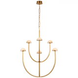 Modern 1 Light Chandelier from the Pedra Collection