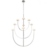 Modern 1 Light Chandelier from the Pedra Collection