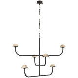 Modern 1 Light Chandelier from the Pedra Collection