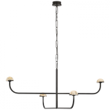 Modern 1 Light Chandelier from the Pedra Collection