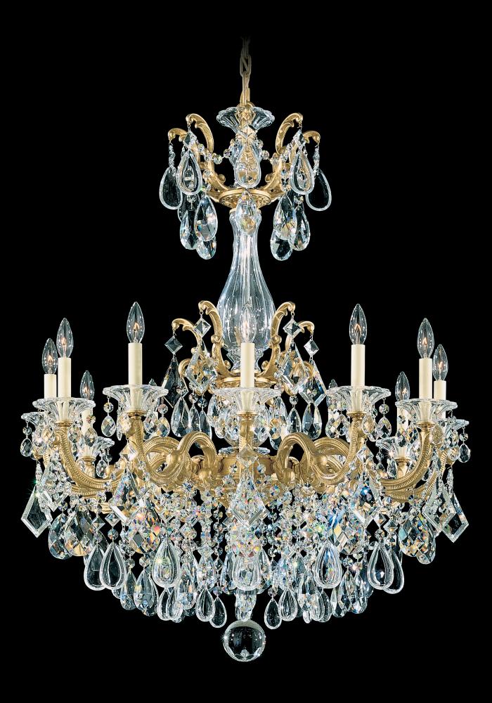 Traditional 12 Light Chandelier from the La Scala Collection