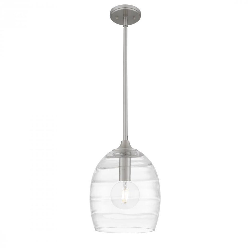 Transitional Down Mini Pendant from the Lucy Collection