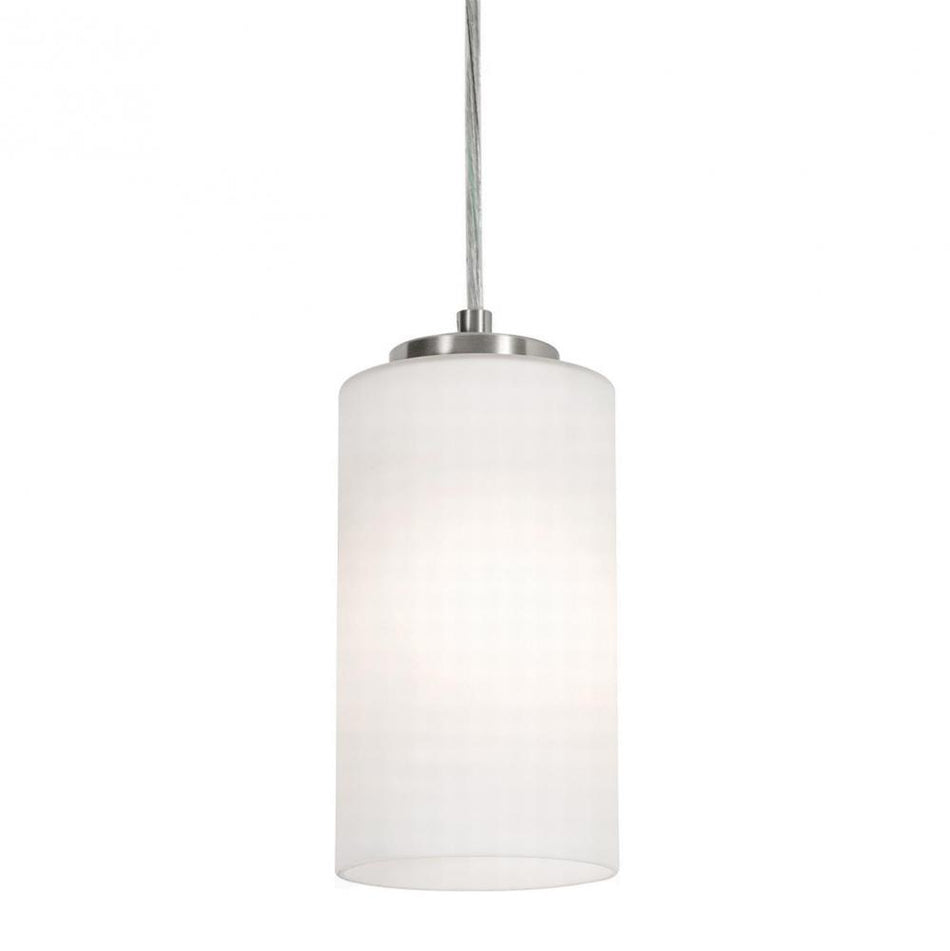 Contemporary Drum Shade Pendant from the Leo Collection