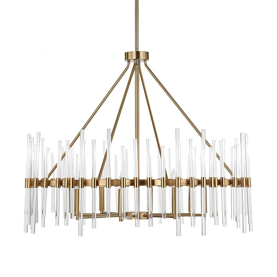 8 Light Chandelier from the Crystal Collection