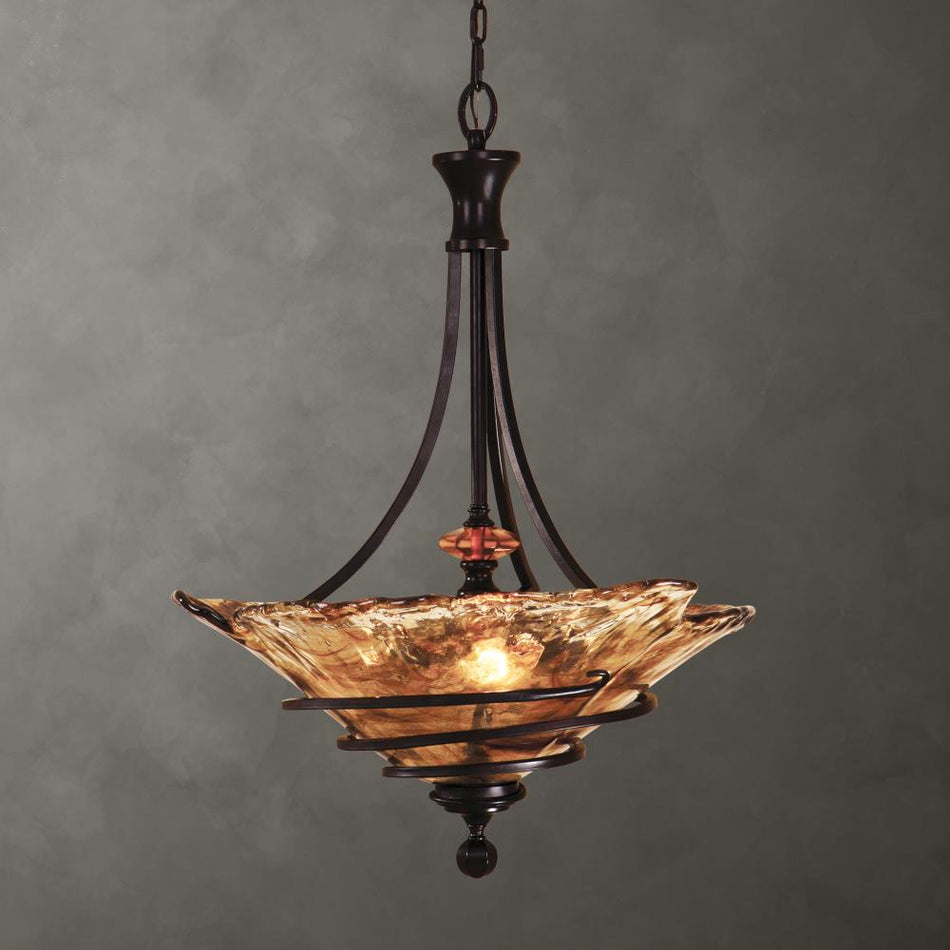 Art Glass Up Pendant from the Vitalia Collection