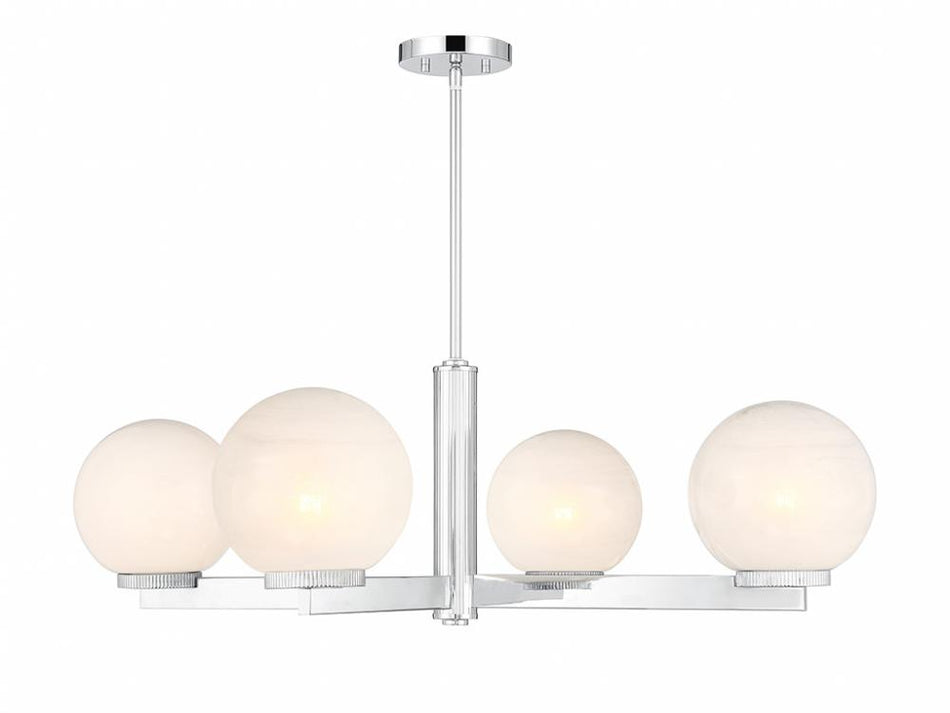 Modern 4 Light Chandelier