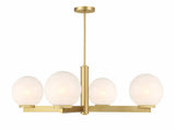 Modern 4 Light Chandelier