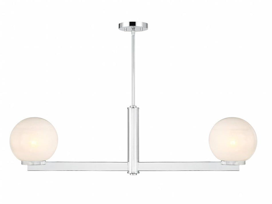 Modern 2 Light Chandelier