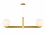 Modern 2 Light Chandelier