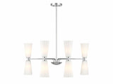 Contemporary 8 Light Chandelier