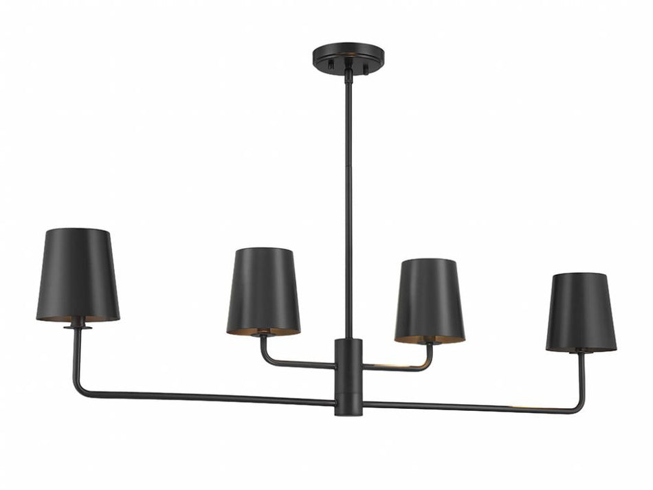 Contemporary 4 Light Chandelier