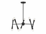 Contemporary 10 Light Chandelier