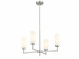 Contemporary 4 Light Chandelier