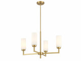 Contemporary 4 Light Chandelier