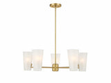 Mid-Century Modern 5 Light Chandelier