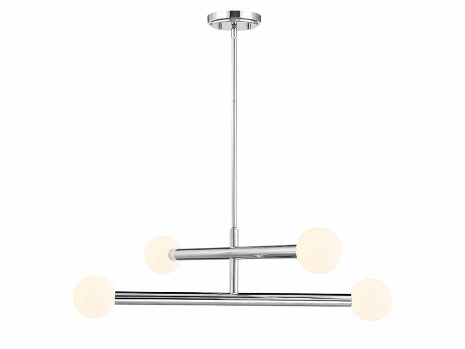 Contemporary 4 Light Chandelier