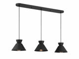 Mid-Century Modern 3 Light Chandelier