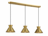 Mid-Century Modern 3 Light Chandelier