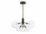 Contemporary 6 Light Chandelier