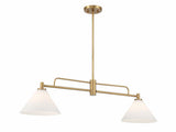 Transitional 2 Light Chandelier