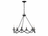 Transitional 6 Light Chandelier