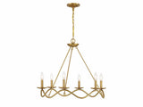 Transitional 6 Light Chandelier