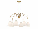 Modern 6 Light Chandelier