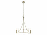 Contemporary 4 Light Chandelier