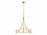 Contemporary 4 Light Chandelier
