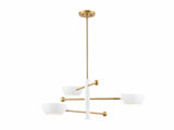 Contemporary 3 Light Chandelier