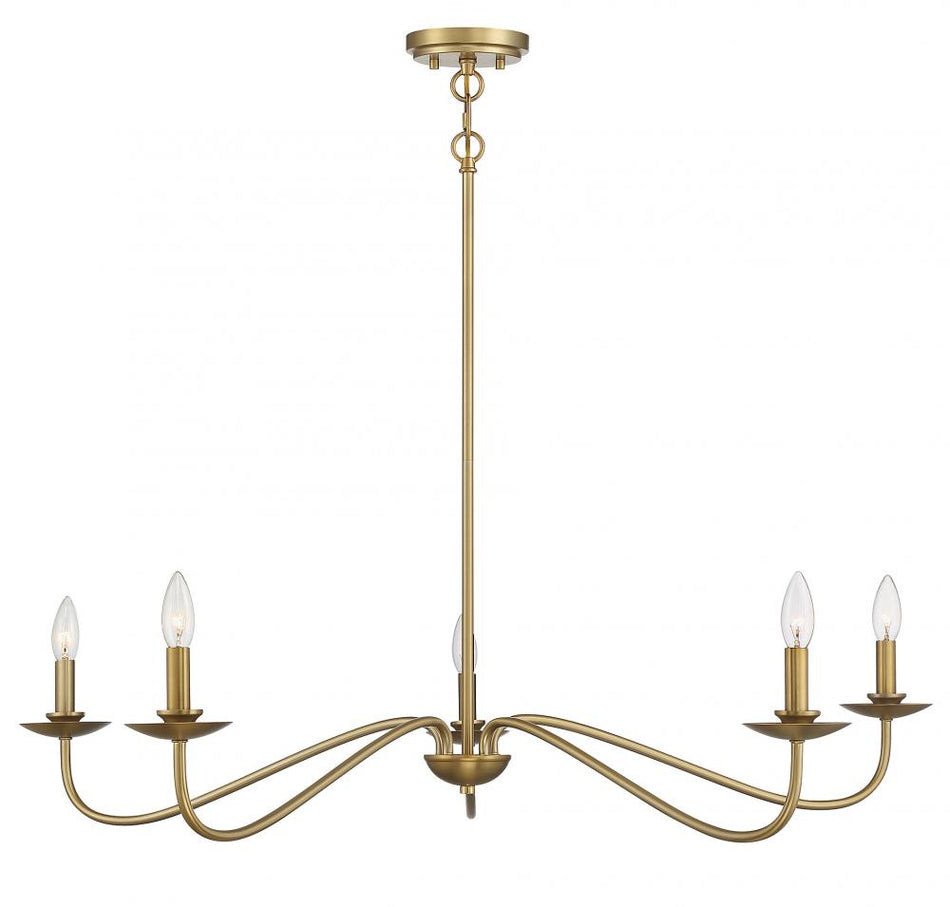 Traditional 5 Light Chandelier