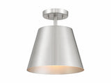 Contemporary Bowl Semi-Flush Mount