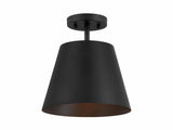 Contemporary Bowl Semi-Flush Mount