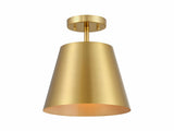 Contemporary Bowl Semi-Flush Mount