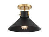 Contemporary Bowl Semi-Flush Mount