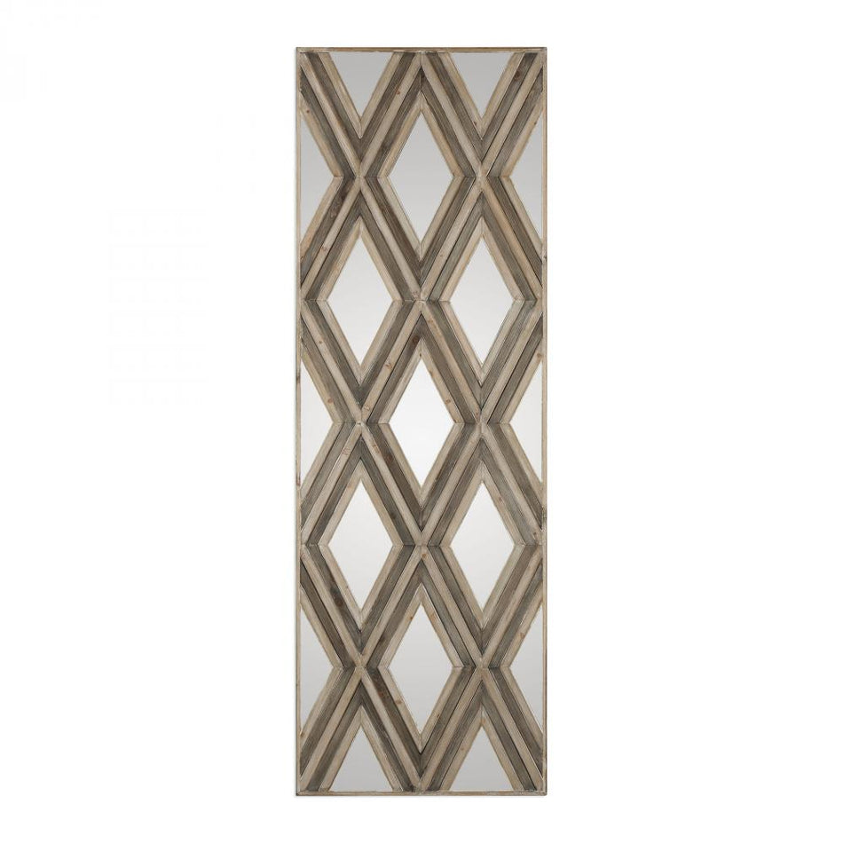 Uttermost Tahira Geometric Argyle Pattern Wall Mirror