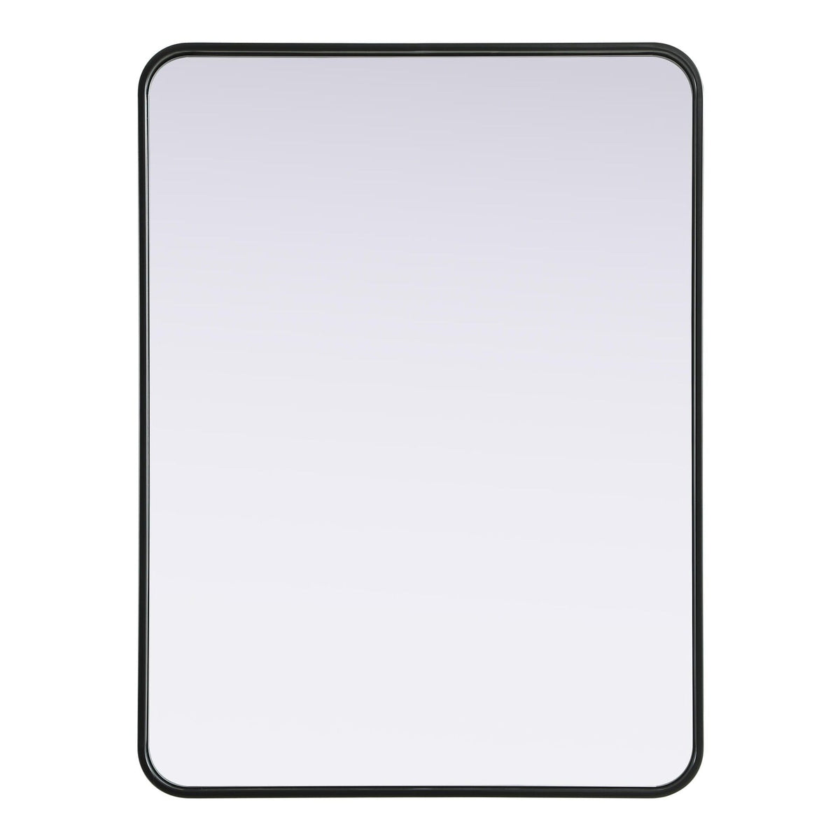 Remy 27 x 36 in. Rectangle Mirror in Black
