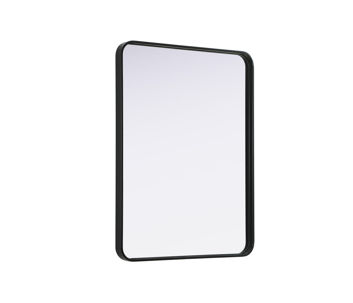 Remy 27 x 36 in. Rectangle Mirror in Black