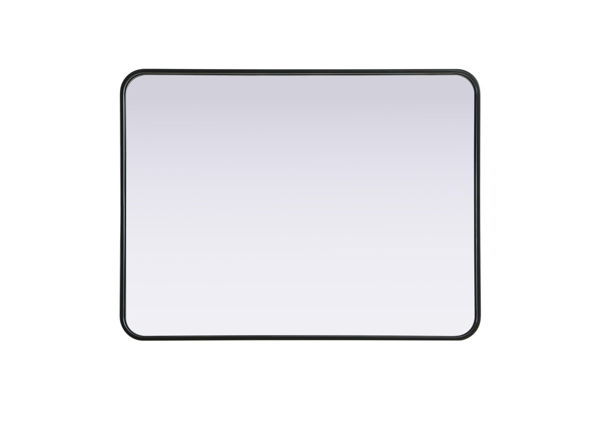Remy 27 x 36 in. Rectangle Mirror in Black