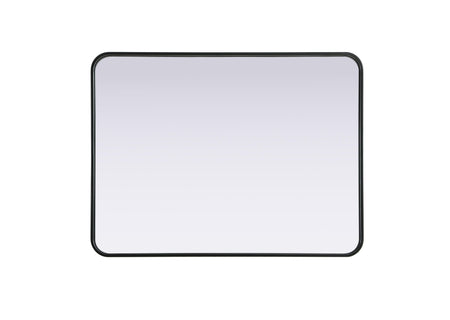Remy 27 x 36 in. Rectangle Mirror in Black