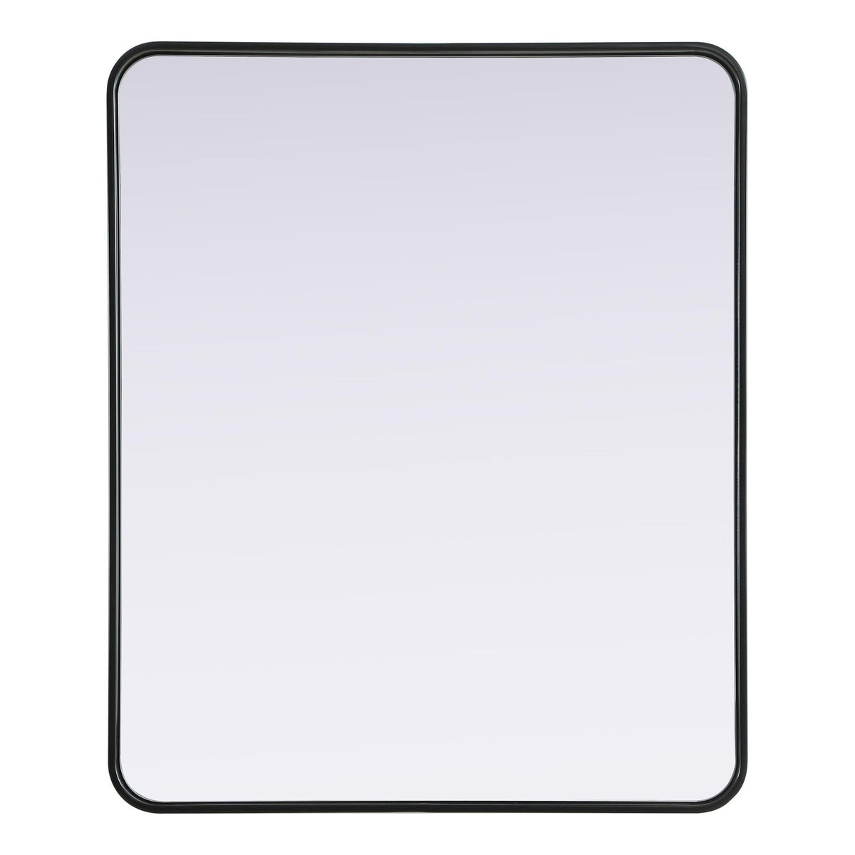 Remy 30 x 36 in. Rectangle Mirror in Black