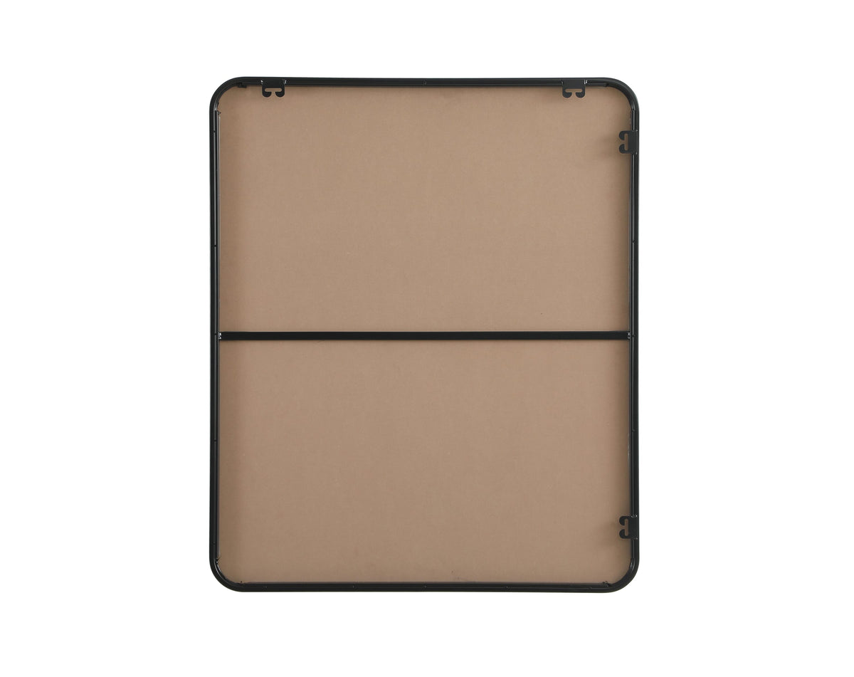 Remy 30 x 36 in. Rectangle Mirror in Black