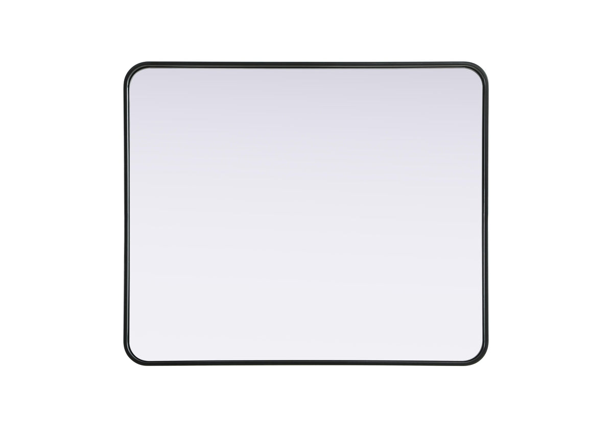 Remy 30 x 36 in. Rectangle Mirror in Black