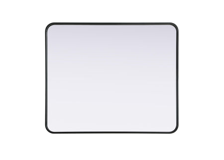 Remy 30 x 36 in. Rectangle Mirror in Black