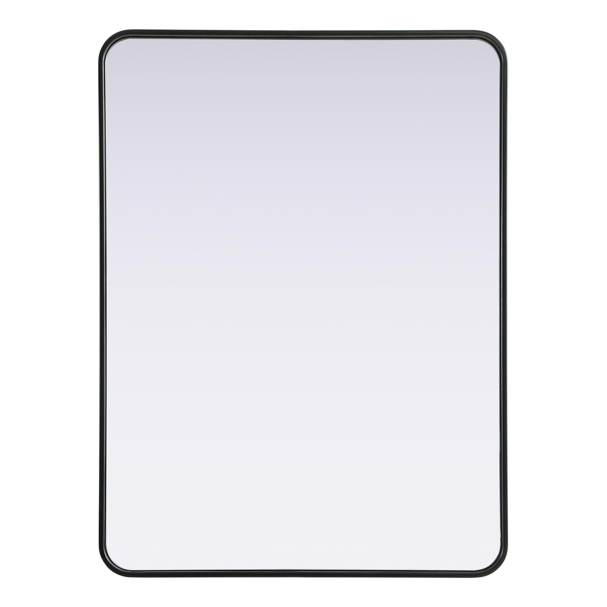 Remy 30 x 40 in. Rectangle Mirror in Black