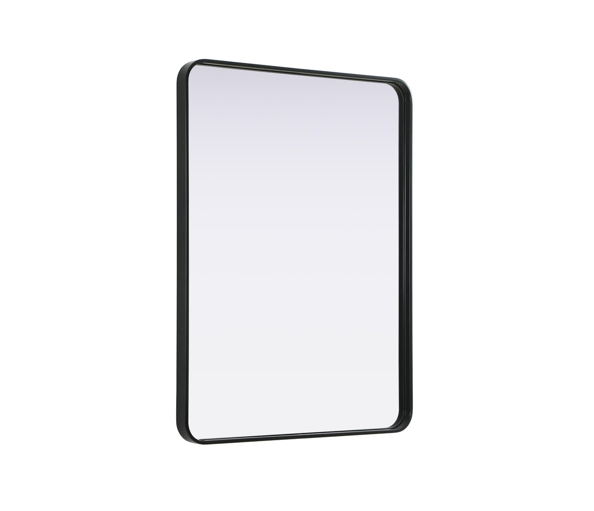 Remy 30 x 40 in. Rectangle Mirror in Black