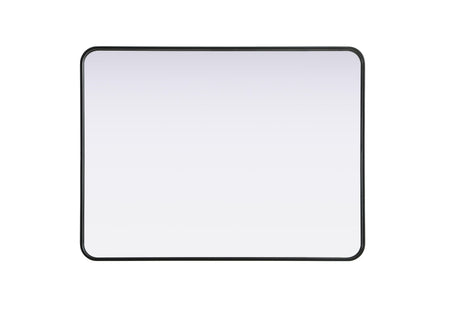 Remy 30 x 40 in. Rectangle Mirror in Black