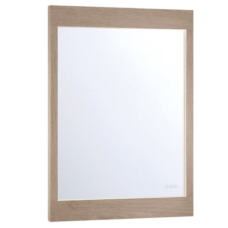 Eurofase Mogano LED Mirror - White Oak, angle view