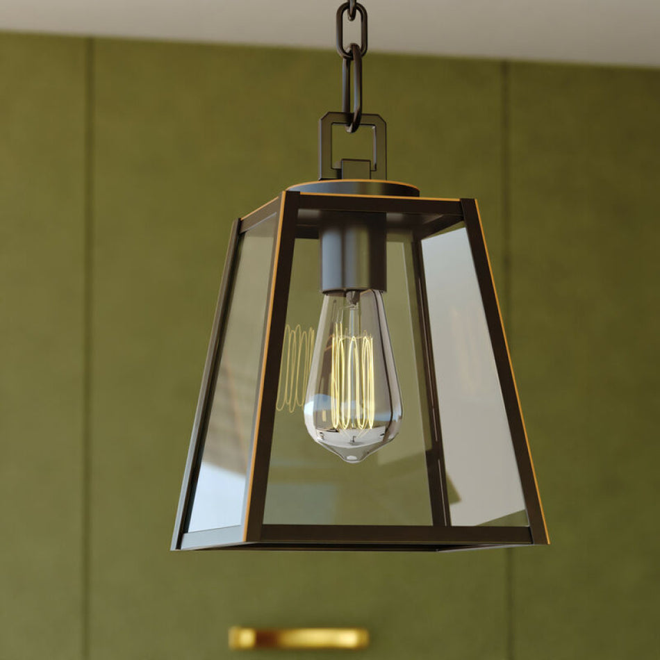 Grant 7-in Mini Pendant Burnished Bronze